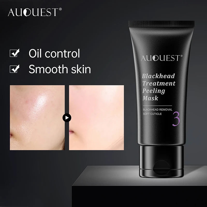 AUQUEST Blackhead Remover Black Dots Facial Masks NoseBamboo Charcoal Point Pimple Anti Acne Spot Face Skin Care Beauty Health