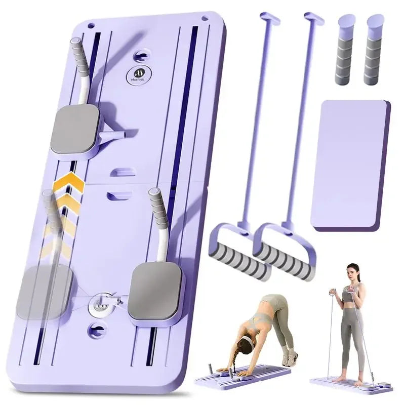 Multi-functional Ab Exercise Board Home Pilates Reformer Abs and Core Workout Equipment for Strength Training