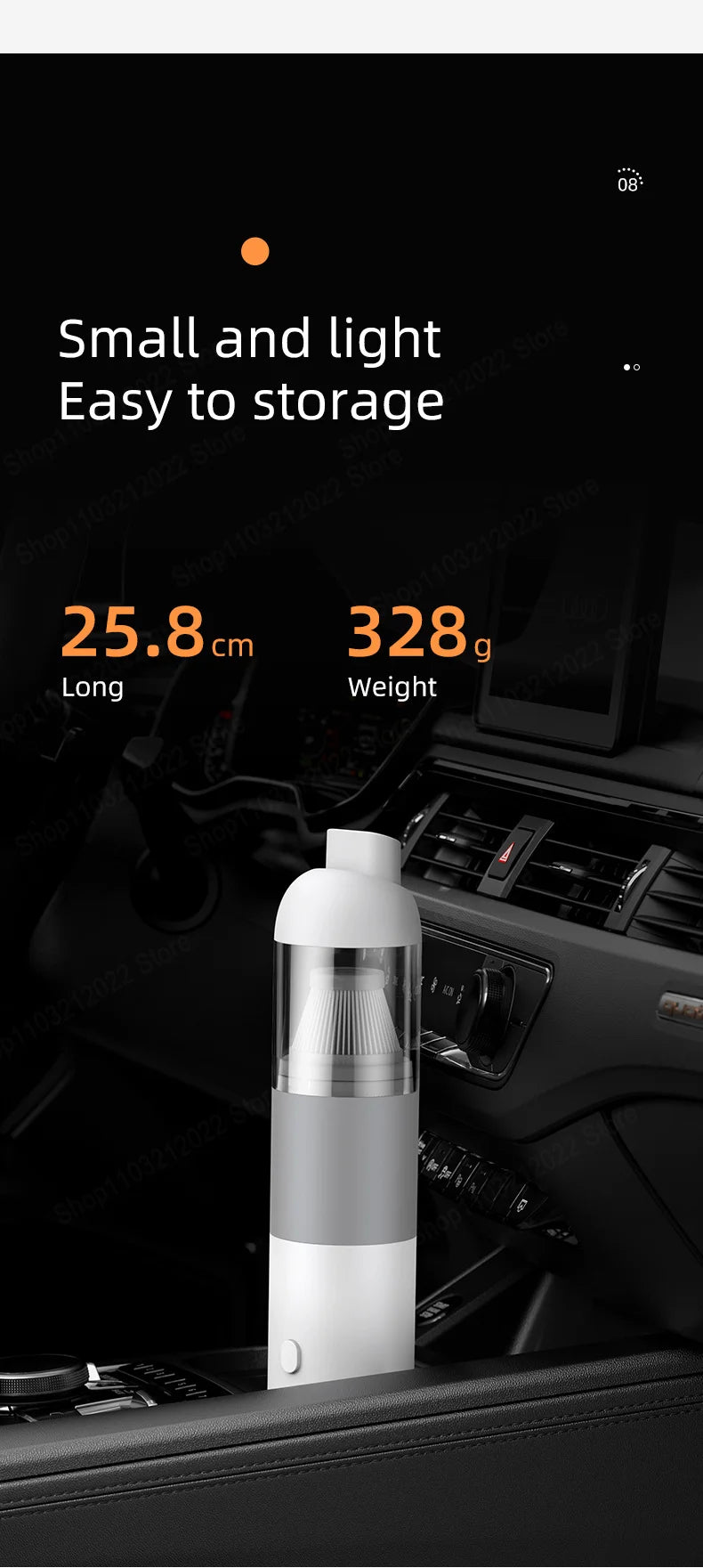 Xiaomi Car Vacuum Cleaner New 3 in1 Wireless Automobile Vacuum Cleaner Portable Robot Vacuum Cleaner Handheld Mini Dust Catcher