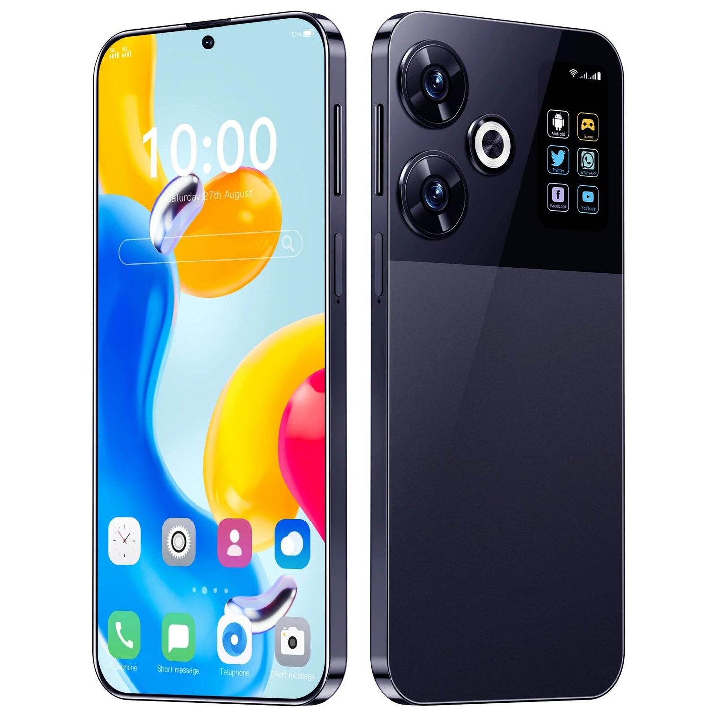 2024 M6 Pro New Smartphone 5G 7.3-inch High-definition Android 14 Snapdragon 8gen3 5G Dual SIM 8000mAh Unlocking Mobile Phone - MarvelouStoree