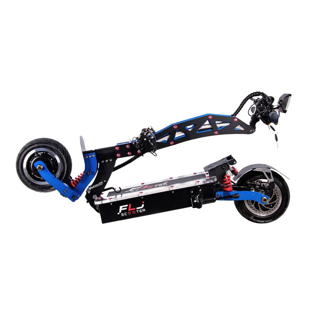 E8P 6000W Dual Motor 60V 35AH Electric Scooter 11 inch Off-Road Tyres with Seat Max Speed 85-90km/hLCD Display Foldable Escooter