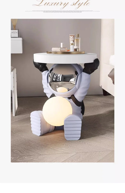 Astronaut Floor-standing Coffee Table, Home Accessories, Bedside Table, Smart Furniture, Light-emitting, Bluetooth Speaker