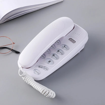 KXT-580 Big Button Corded Phone Telephones Landline Phone with Call Light Redial Support Wall Mount or Desk Phone