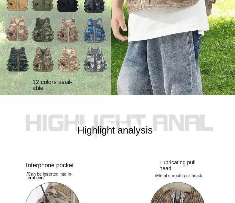 Kids Camouflage Military Uniform For Boy Special Forces Combat Tactical Vest Girls Militar Cosplay Training Soldier Clothes