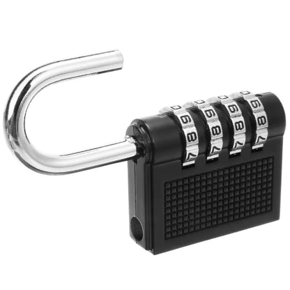 Metal 4-digit code lock outdoor waterproof padlock suitcase luggage code lock home locker code padlock room security lock