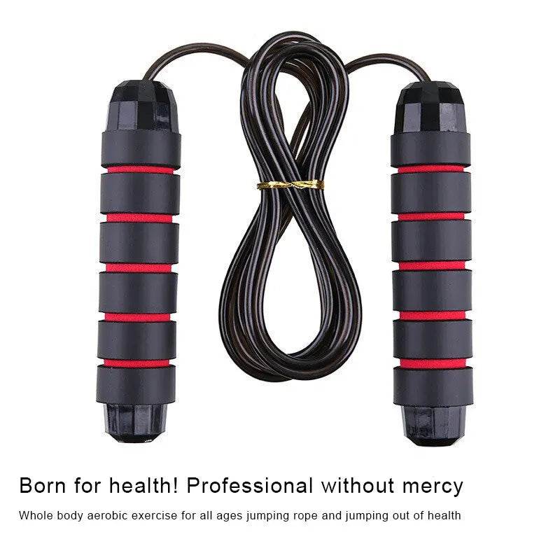 Jump Rope Tangle-Free Rapid Speed Jumping Rope Cable with Ball Bearings Steel Skipping Rope Gym Exercise Slim Body - MarvelouStoree