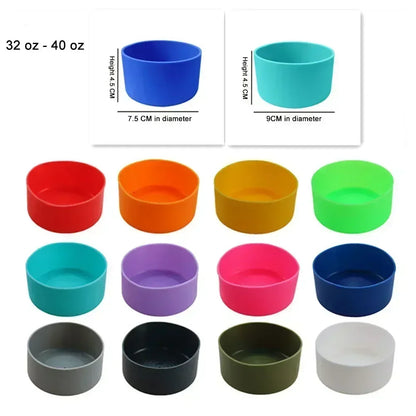 7.5/9cm Silicone Boot For 40oz  Coffee Tumbler Ice Flow Flip 32-40oz Bottle Cover Bottom Sleeve Cover