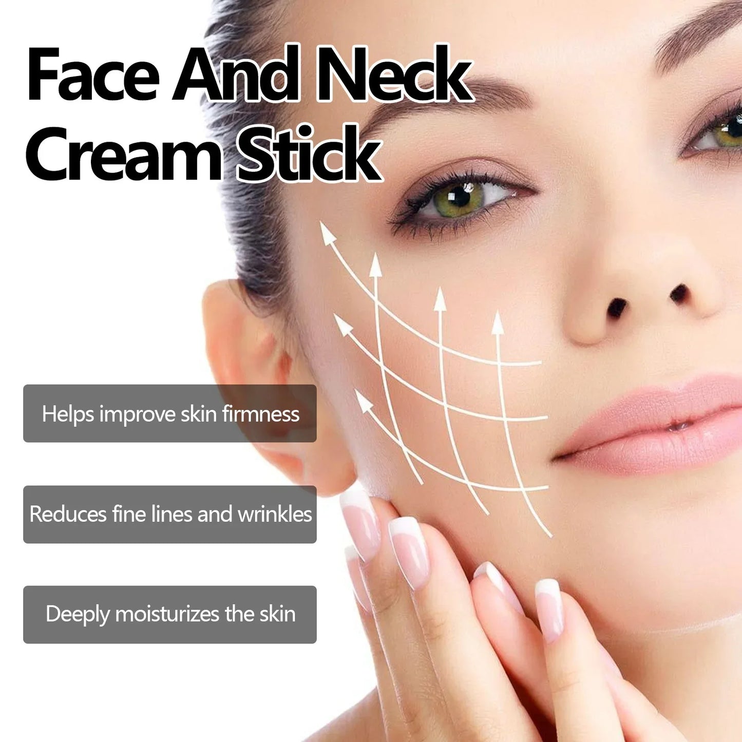 EElHOE Turmeric Facial Neck Cream Moisturizing Neck Cream Rod Like Lifting And Firming Neck Lines Facial Neck Care New Product