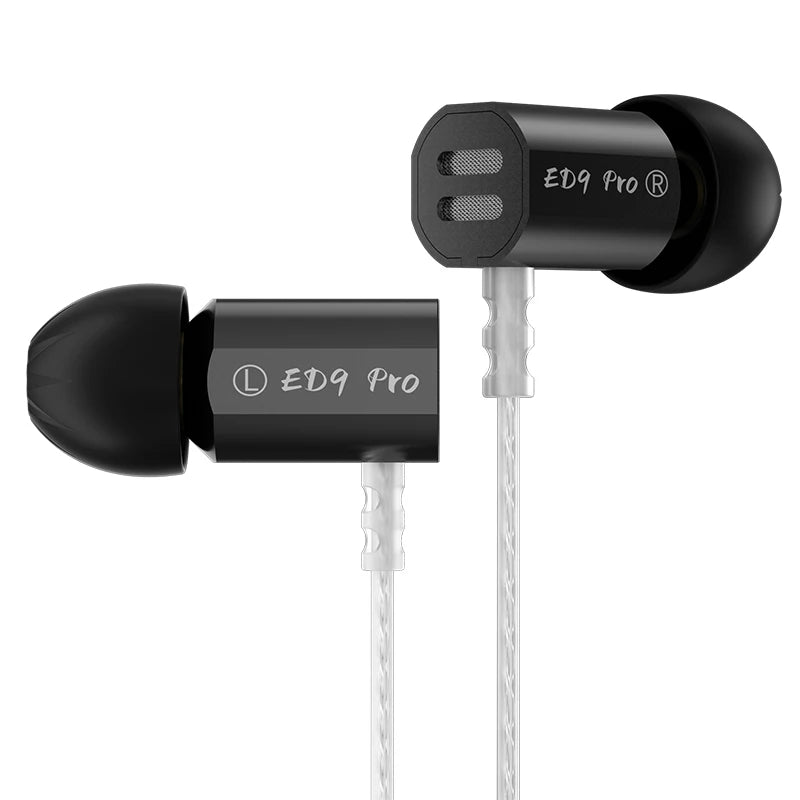 KZ ED9 PRO ED9PRO In Ear Earphones Semi-Open Large Soundstsge Dynamic Driver Bass Music Headset HIFI Zinc Alloy Metal Earphones