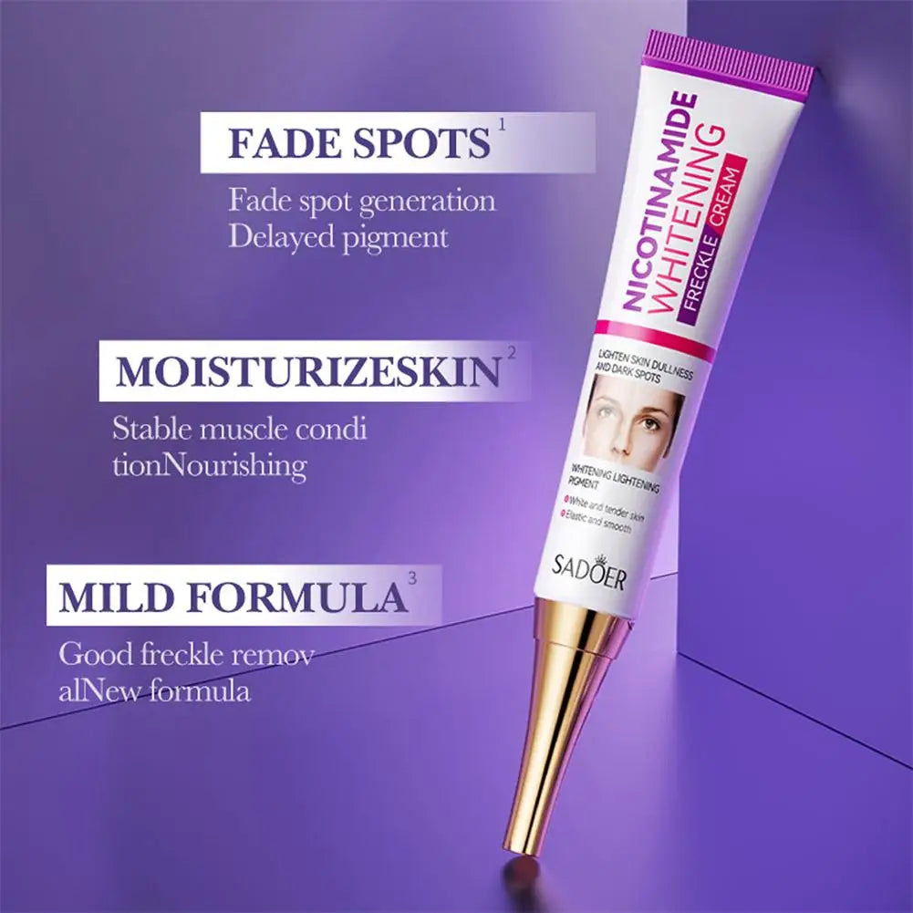 3pcs Nicotinamide Whitening Freckles Cream Remove Melasma Dark Spot Acne Marks Brightening Skin Tone Face Skin Care