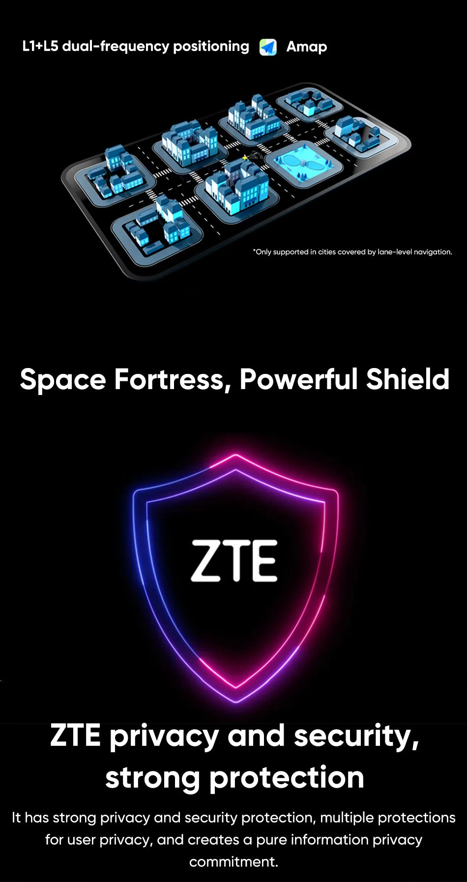 ZTE Axon 40 Ultra Space Edition 5G Smartphone with UDC Tech Snapdragon 8Gen1 6.8" 120Hz AMOLED Screen Dual SIM 5000mAh 18GB+1TB