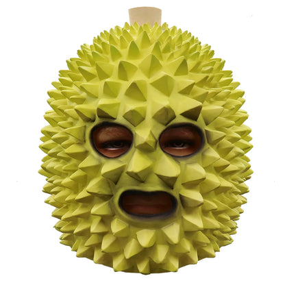 Fruit Mask Novelties Halloween Cosplay Latex Mascara Full Face Cyberpunk Helmet Pineapple Banana Grape Durian Costume for Women