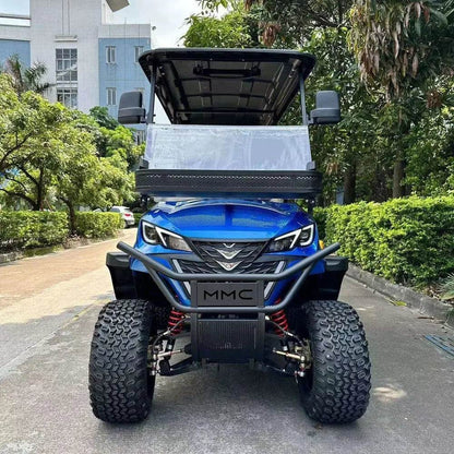 Customize New Club Sightseeing Golf Car 4/6 Seater 48V 60V Off-road Solar Electric Golf Cart - MarvelouStoree