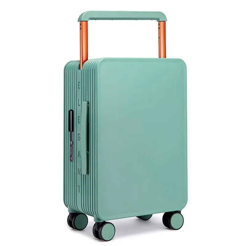 Wide Handle Suitcase 20/24 inch High Quality Rolling Luggage Spinner Wheels Men Travel Bag Women Cabin Password Trolley luggage