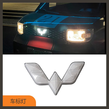 2022 Suit For Wuling Hongguang Big Surround Macarone Special Tail Wing Refitting Medium Net Explosive Front Shovel Rear Lip Mini