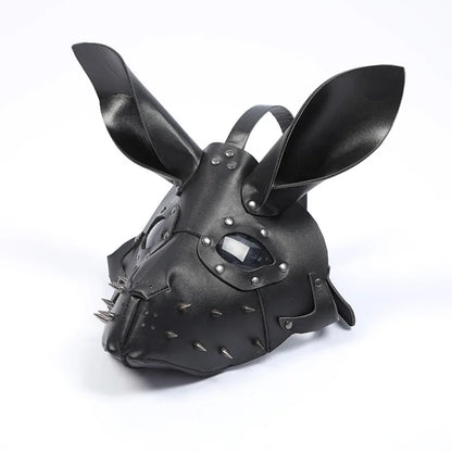 Halloween Cyberpunk Masks Full Face Bunny Mask Masquerade Bunny Girl Mascara Cosplay Masque Cool Steampunk Mascara Horror Mask