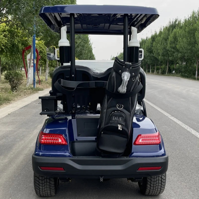 Street Legal 4000W 48V Electric Golf Cart Convertible Sightseeing Golf Cart 2 Seater Lithium Battery Sports Buggy Golf Cart