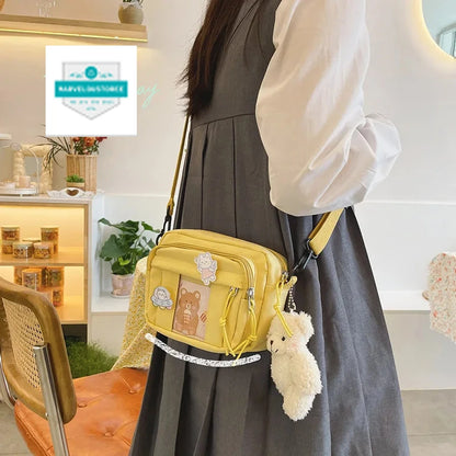 New Kawaii Bag Girls 2024 New JK Transparent Bag Small Crossbody Bag For Women Purses and Handbags Shoulder Bag Itabag Bolso