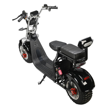 60V25AH 4000W Motor Citycoco Electric Scooter 18 Inch Snowfield Off-road Tire Max Speed 70-80KM/H Max Load 250KG USA STOCK