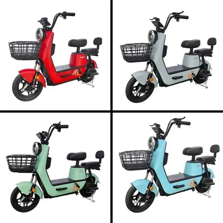 Wholesale Cheap Price Electric City Bike 48V20Ah 400W Men Electric Bike 500w Home Light Weight 2 Wheels Moped Scooter for Adults