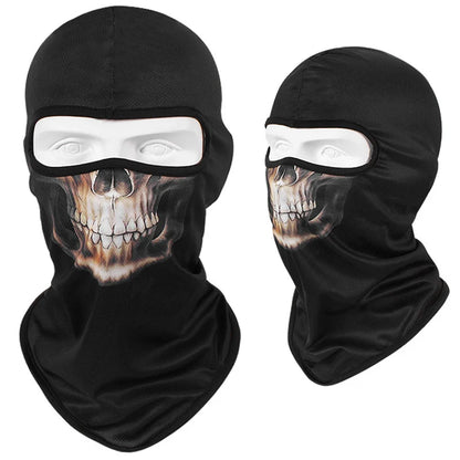 Motorcycle Headgear Cap Men Balaclava Multi-function Skull Face Mask MTB Bicycle Full Face Cover Shield Sunscreen Women Headwear