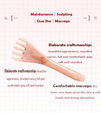 Five-claw Head Massager Scalp Gua Sha Stick for Body Neck Leg Visage Massage Meridian Comb Acupuncture Point Press Massage Tool - MarvelouStoree