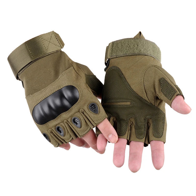 Half Finger Tactical Gloves Outdoor Men's Military Gloves Hiking Motorcycle Cycling Sports Glove Shooting Hunting Gloves