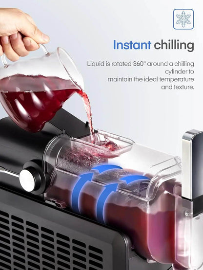 Machine with Quick-freeze Technology, Drink & Slushy Machine - MarvelouStoree