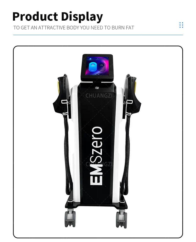 EMSzero 15Tesla 6500w NEO Body Slimming Nova Fat Burning Muscle EMS Sculpting Electromagnetic Stimulate Hiemt Pro Machine