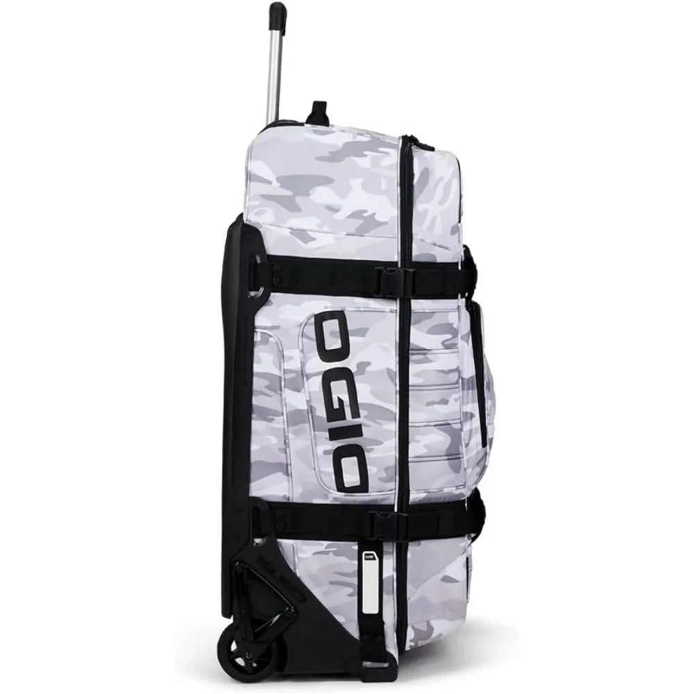 Rig 9800 Wheeled Travel Bag 34" H x 16.5" W x 15.25" D Capacity 7500 Cubic Inches,Camo