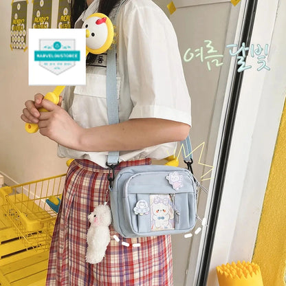 New Kawaii Bag Girls 2024 New JK Transparent Bag Small Crossbody Bag For Women Purses and Handbags Shoulder Bag Itabag Bolso