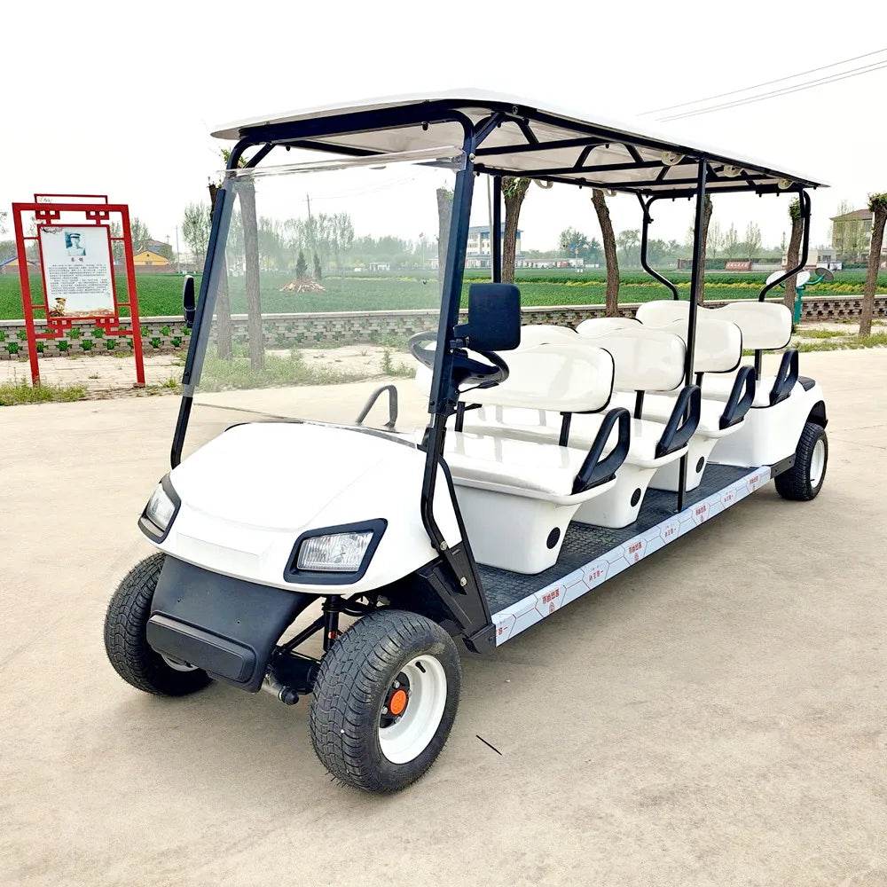 Newly Designed Fuel Golf Cart With Cargo Tank, 4-Seater, Four-Wheel Front And Rear Independent Suspension, 350cc Gasoline Engine - MarvelouStoree