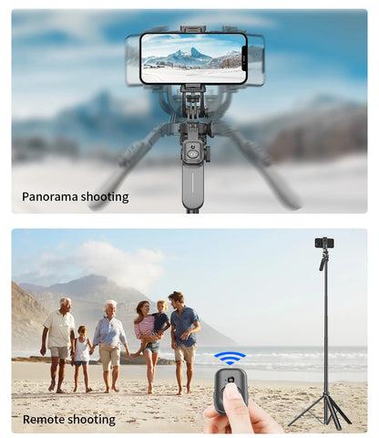 Selfie Stick with Stabilizer Auto Face Tracking Tripod for Mobile Wireless Selfie Stick Tripod Handheld Gimbal Stabilizer