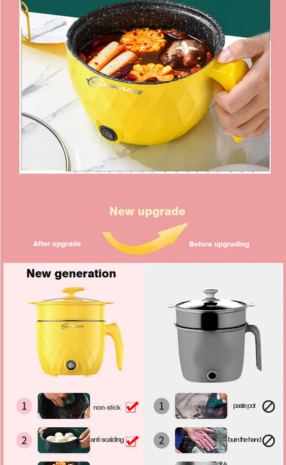 1.8L Multifunctional Electric Rice Cooker Mini Non-stick Cookware Multicooker for Home and Kitchen Appliances Pan Pots Offers