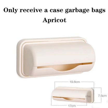 3 style 100 PCS Plastic Bag And Stroage Box Set Adhesive Mount Mounted Garbage Wall Container Bag Holder Bags Containers Storage