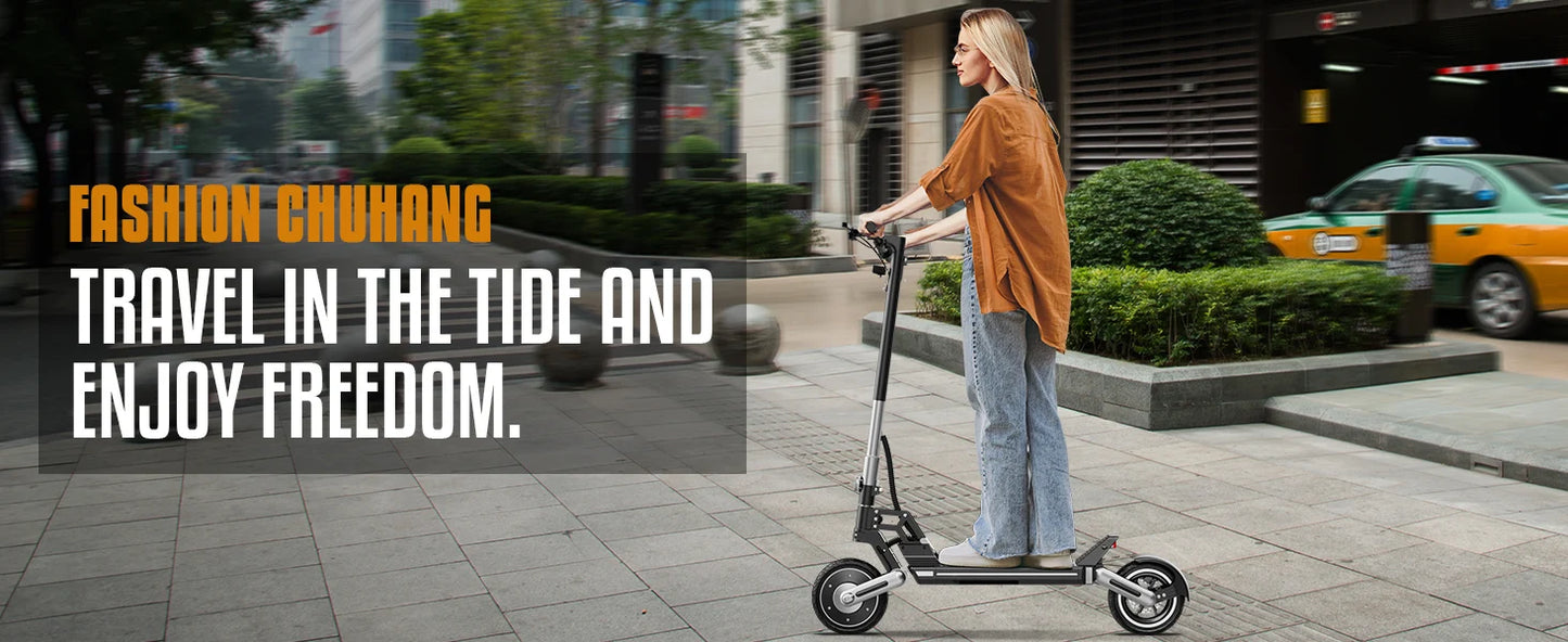 Foldable Electric Scooter ,48V 800W Motor E-Scooter,Range 25 Miles,20 Mph, Load 330lbs Electric Scooter for Heavy Adults