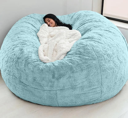 Beanbag Artificial Fur Bean Bag Bean Sofa Can Source Factory Direct Sales