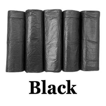 100PCS/Pack Black Household Disposable Garbage Bag Kitchen Bathroom Storage Garbage Bin Lining Flat Top Cleaning Garbage Bag