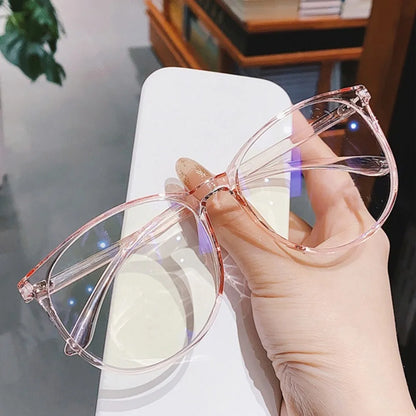 Anti Radiation Glasses for Women Retro Round Frame Fashion Eyeglasses