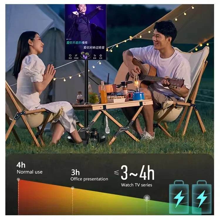 2024 Popular Portable Tv With Battery Fitness Game Video Android 21.5 Inch Stand By Me Smart Tv Bluetooth Reomte Option - MarvelouStoree