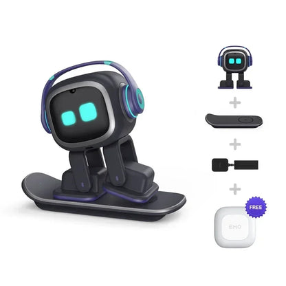 EMO Support Interactive Desktop Voice Recognition Intelligent AI Robot Companion Go Home Emotional EMO Robot Children Grow Gifts