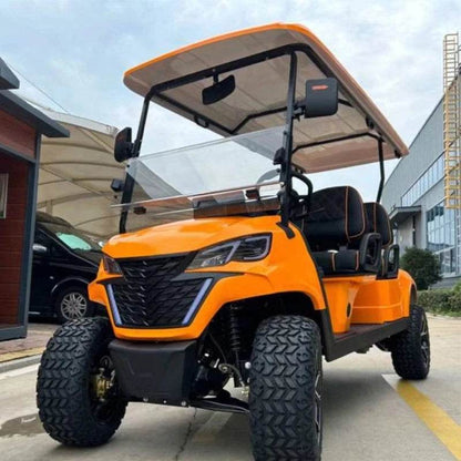 Customize New Club Sightseeing Golf Car 4/6 Seater 48V 60V Off-road Solar Electric Golf Cart - MarvelouStoree