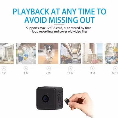 Mini Camera 1080p Wireless Wifi Remote Monitor Camera Home Ip Camera Motion Detection Recorder Super-long Battery Life