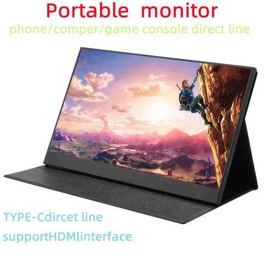 Go! 13.3 15.6 inch 1080P USB TypeC IPS FHD Screen Portable Monitor For Ps4 Switch Xbox Huawei Xiaomi Phone Gaming Laptop LCD