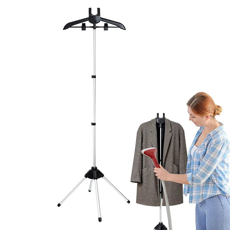 160Cm Adjustable Clothes Steamer Rack Telescopic Vertical Fabric Hanging And Ironing Standing Handheld Steam Ironing Bracket