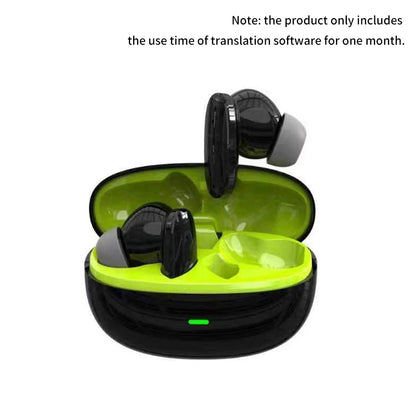 Wireless AI Translation Earphone Support Multilingual Language Business Trip Headphone Overseas Travel Headset Stereo Earbuds