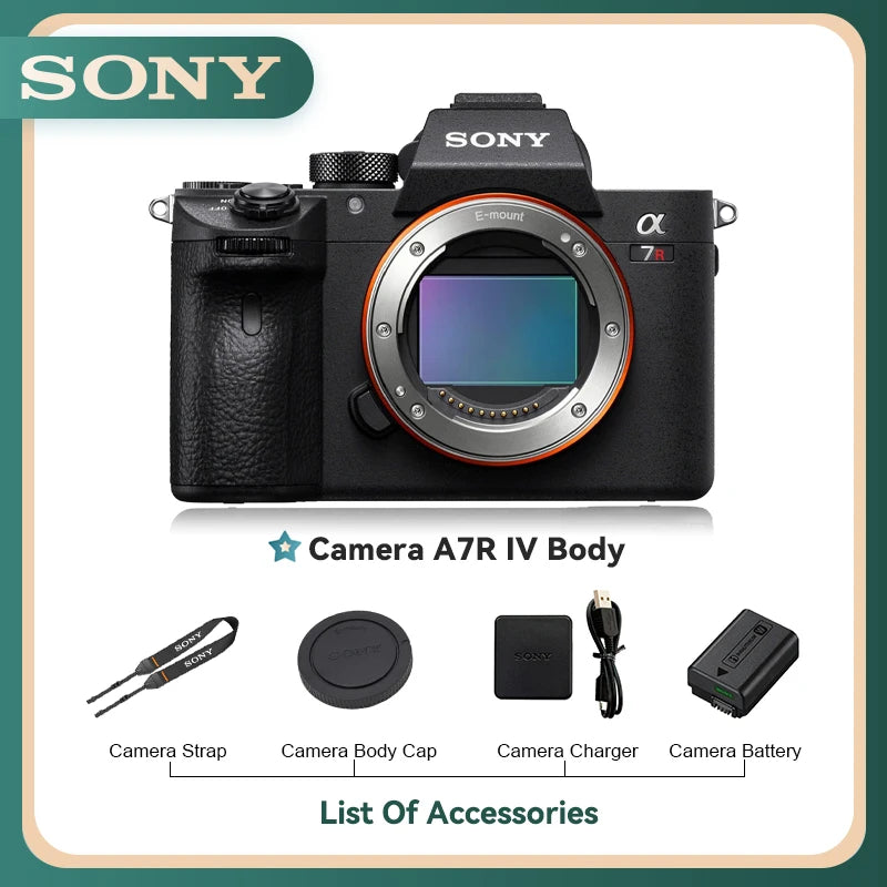 Sony Alpha A7 II A7 III A7S A7R II A7R III Full Frame Mirrorless Camera Digital Compact Camera 4K Professional Photography（Used）