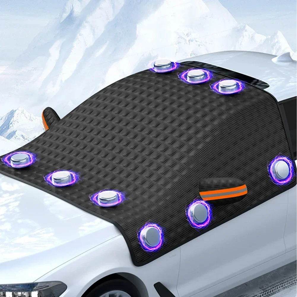 Winter Magnetic Suction Universal Style Car Snow Cover - Anti-Frost Anti-Freeze Front Windshield Car Window Snow Cover Amagi - MarvelouStoree