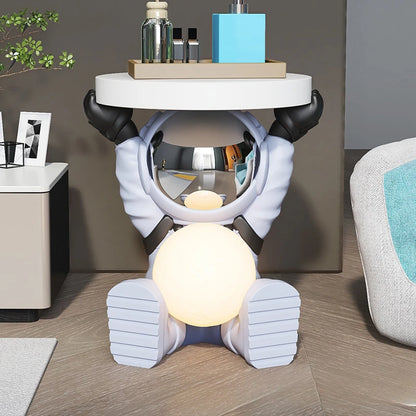 Astronaut Floor-standing Coffee Table, Home Accessories, Bedside Table, Smart Furniture, Light-emitting, Bluetooth Speaker