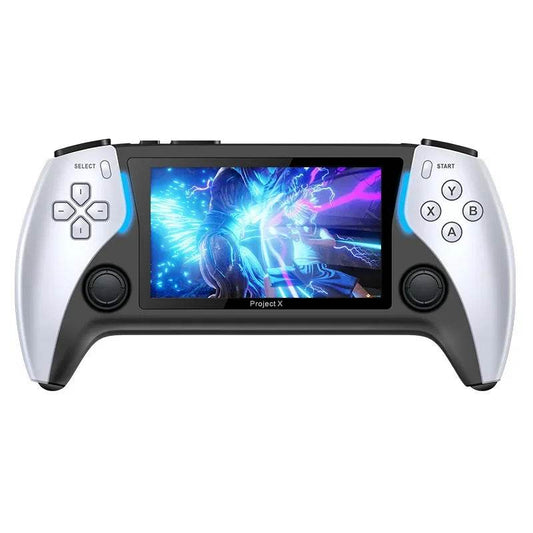 2024 New Project X Handheld Game Console Ps5 High-definition Arcade With Dual Player And Dual Controller Support Christmas Gift - MarvelouStoree